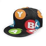 Gorra de béisbol unisex, estilo hip-hop, sombrero plano de moda, sombrero para actividades al aire libre, controlador de videojuegos