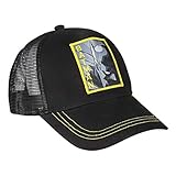 Cerdá Batman Malla Negra Ajustable-58 cm-Adulto Gorra de béisbol, 58 cm para Hombre