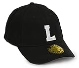 Gorra de béisbol Snap Back, con visera plana, diseño 3D letras góticas A-Z, Hip-Hop multicolor L Regular