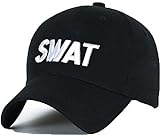 Morefaz - Gorra de béisbol Snapback con diseño SWAT OMG 1994, estilo Hip-Hop, diseño de texto ASAP Bad Hair Day, color blanco y negro