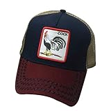 Los Hombres Y Las Mujeres De La Cadera Del Sombrero De Béisbol Gorra De Béisbol Del Bordado De Cock Unisex Animales Hop Malla Del Camionero Con Ajustable