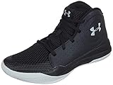 Under Armour Zapatillas de baloncesto Grade School UA Jet 2019, Negro (Negro / Negro / Halo Gris), 40 EU