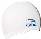 SEAC Silicone Gorro, Unisex Adulto, Blanco, Talla Única