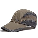 Gorra de béisbol de Moda, Gorras de Sol adorables, Sombrero de Pesca para Adolescentes Unisex, Gorras de Hip Hop Planas con Snapback -16011-Khaki-Adjustable