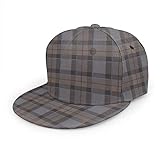 Gorra de béisbol unisex, estilo hip-hop, sombrero plano a la moda, sombrero para actividades al aire libre, tartán Outlander Fraser Plaid más pequeño