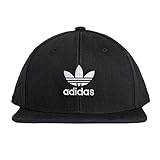 adidas AC Cap tre Flat Gorra, Unisex bebé, Negro/Blanco, 12/16 años