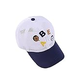 Visyaa Gorra de béisbol para niños y niñas, diseño de dinosaurios en 3D, ajustable, protección UV, para 3-8 años de edad B Mesh Dark Blue 52