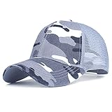 Tanxianlu Gorra Gorras Beisbol Nuevas Gorras de béisbol de Camuflaje Unisex de Primavera y Verano para Hombres, Gorra con Bandera, Gorra de Malla Informal, Gorra Snapback, Hueso,DF