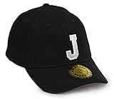 Gorra de béisbol Snap Back, con visera plana, diseño 3D letras góticas A-Z, Hip-Hop multicolor J Regular