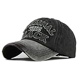 Yutdeng Retro Gorra béisbol Hombre Sombrero Unisex de Algodón Gorra Transpirable Baseball Cap Polo Sports Cap Vintage Mujeres Deportes Verano Hip-Hop Trucker Bordado Letra