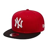 New Era Baseball Cap Mütze MLB 9 Fifty Block NY Yankees Snapback Gorra, niño, Rojo - Rot (Scarlet/Black), Talla única