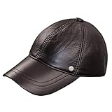 Dazoriginal Gorra Piel Béisbol Cuero Sombrero Hombre Gorras Planas Boina Mujer