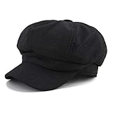 Gisdanchz Boina Mujer Boinas Gorras De Mujer Verano Sombrero De Vendedor De Periódicos Moda Casual Ajustable Deporte Vintage Gorras Visera Plana Baratas Boina Lana Newsboy Hat