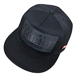 MissFox Sombrero Plano De Béisbol Accesorios para Parejas Hip Hop Snapback Negro