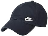 NIKE W NSW H86 Cap Futura Classic Hat, Mujer, Black/(White), MISC