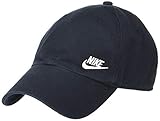 NIKE W NSW H86 Cap Futura Classic Hat, Mujer, Black/(White), MISC