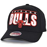 Mitchell & Ness Chicago Bulls Billboard HW005 Black Classic Redline Stretch Snapback Cap Adjustable Fit