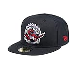 New Era Toronto Raptors Big Logo 59Fifty Gorra de baloncesto, Unisex, Negro , fitted