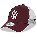 New Era Gorra Unisex de la Liga Essenl 940 a Frame Trucker Neyyan para Hombre, Unisex, Gorra para Hombre, 12523895, Rubí, Talla única