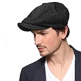 SIYWINA Gorras Newsboy Hombre Ajustable Clásica Gorra Gatsby Estilo Retro