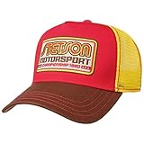 Stetson Gorra Trucker Motorsport Mujer/Hombre - de Baseball Malla béisbol Snapback, con Visera, Visera Primavera/Verano - Talla única Amarillo