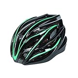 Huai1988 Casco Bicicleta Adulto, Casco Bicicleta Mujer Casco Ciclista Casco para Bicicleta Hombre Casco de Bicicleta Ajustable para Adultos Casco de Bicicleta Urbano con Visera Desmontable (Verde)