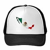 DIYthinker Verde México Mapa del Emblema de Eagle Coma Nylon Rojo Gorra de béisbol de la Serpiente Gorros Gorro Casquillo Ajustable para Adultos