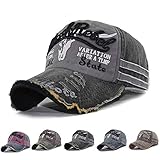 CheChury Nueva Unisex Gorra de béisbol algodón Mezclado Motocicleta Gorra Adjustable al Aire Libre Cap clásico algodón Sombrero Ocio Retro Gorras Hip Hop