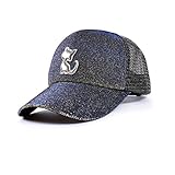 OPOOY Gorro de béisbol con moño desordenado Gorro de Camionero Sombrero con moño Alto desordenado de Camionero para Hombres Mujeres Adolescentes