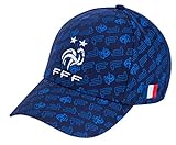 Gorra de FRANCE de Fútbol FFF, 2 estrellas, colección oficial, talla ajustable