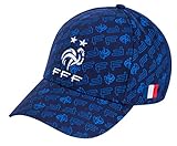 Gorra de FRANCE de Fútbol FFF, 2 estrellas, colección oficial, talla ajustable