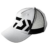 Daiwa Gorra Unisex D-vec, Unisex Adulto, Gorra, 18205-001, Blanco/Negro, Talla única