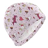 Tcerlcir Gorro Natación Pastel Globo Rosa Bulldog Francés Dachshund Gorro de Piscina para Hombre y Mujer Hecho de Silicona Ideal para Pelo Largo y Corto