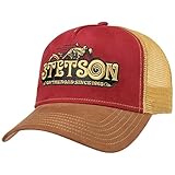 Stetson Gorra Trucker On The Road Hombre - de Malla béisbol Camionero Snapback, con Visera, Visera Verano/Invierno - Talla única marrón