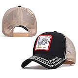 QOHNK Gorra De Béisbol De Moda Unisex Gorra De Malla Animal Sombreros De Béisbol Hombres Mujeres Desplazamientos Sombreros De Viaje Al Aire Libre