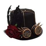 GRACEART Victoriano Steampunk Parte Superior Sombrero (Hombre)