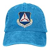 Gorra de béisbol Wfispiy New Civil Air Patrol Denim azul personalizado de algodón