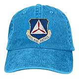 Gorra de béisbol Wfispiy New Civil Air Patrol Denim azul personalizado de algodón