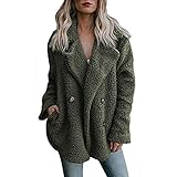 Chaqueta De Invierno para Mujer Casual Abrigo de Lana Outwear Parka Cardigan Slim Coat Overcoat Invierno Abrigo de Algodón Collar de Vuelta riou
