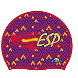 Turbo Gorro Natación Waterpolo Silicona Rojo Suede ESPAÑA Official Waterpolo Silicone Cap