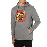 Sudadera Santa Cruz Classic Dot Hood (L, Dark. Heather)