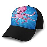 LJKHas232 935 Sombrero Ajustable Gorra de béisbol con Fondo Plano Gorro de algodón de Pulpo de Divertidos Dibujos Animados