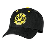 Borussia Dortmund Gorra, Hombre, Negro/Amarillo, talla única