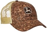 John Deere Men's Tree Bark Tan Mesh Cap