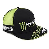 Monster Tech3 18T3M-GREEN-FP - Gorra para Hombre, Color Negro y Verde