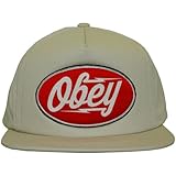 Obey – Gorra con visera plana para hombre Gasoline – Light Khaki