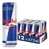 Red Bull Bebida Energética, Regular - 12 latas de 473 ml. - Total 5676 ml.