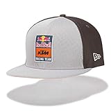 Red Bull KTM New Era 9Fifty Reflective Gorra, Gris Unisexo Talla única Gorra Visera Plana, KTM Factory Racing Original Ropa & Accesorios