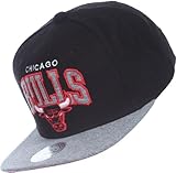 Mitchell & Ness - Gorra con visera plana para hombre, diseño de Chicago Bulls Melton