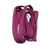 Cordones planos de 8 mm de ancho para zapatillas deportivas, zapatos deportivos, 24 colores, 80 cm, 100 cm, 120 cm, 140 cm, 160 cm, no 12, morado y rojo-80 cm